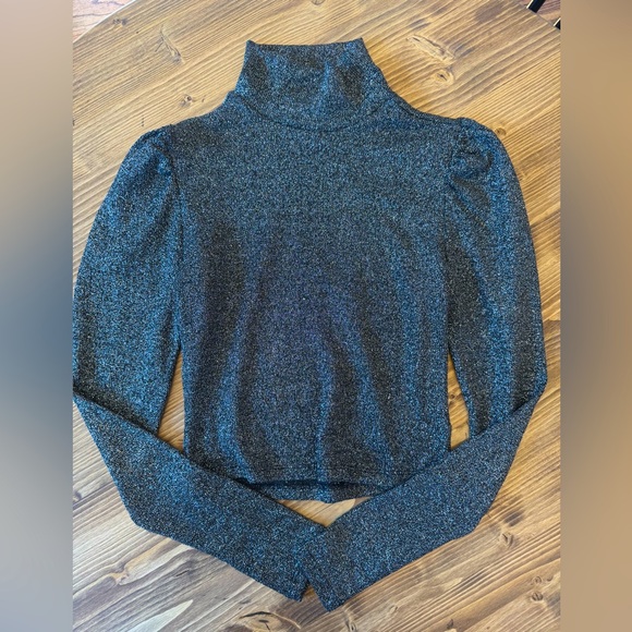 H&M Tops - H&M Divided Sparkly Turtleneck